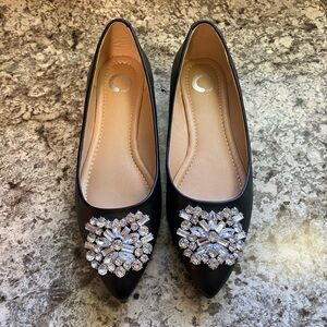 Renzo Rhinestone Flats